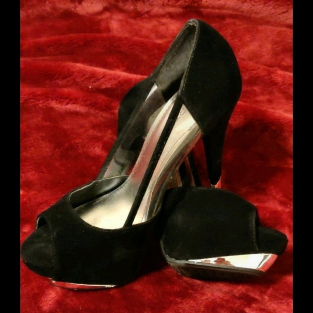 Black stilettos